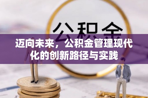 德江迈向未来，公积金管理现代化的创新路径与实践