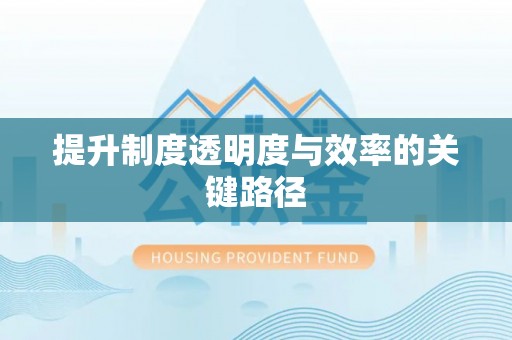 德江提升制度透明度与效率的关键路径