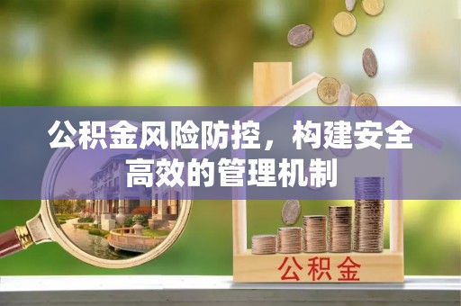 德江公积金风险防控，构建安全高效的管理机制